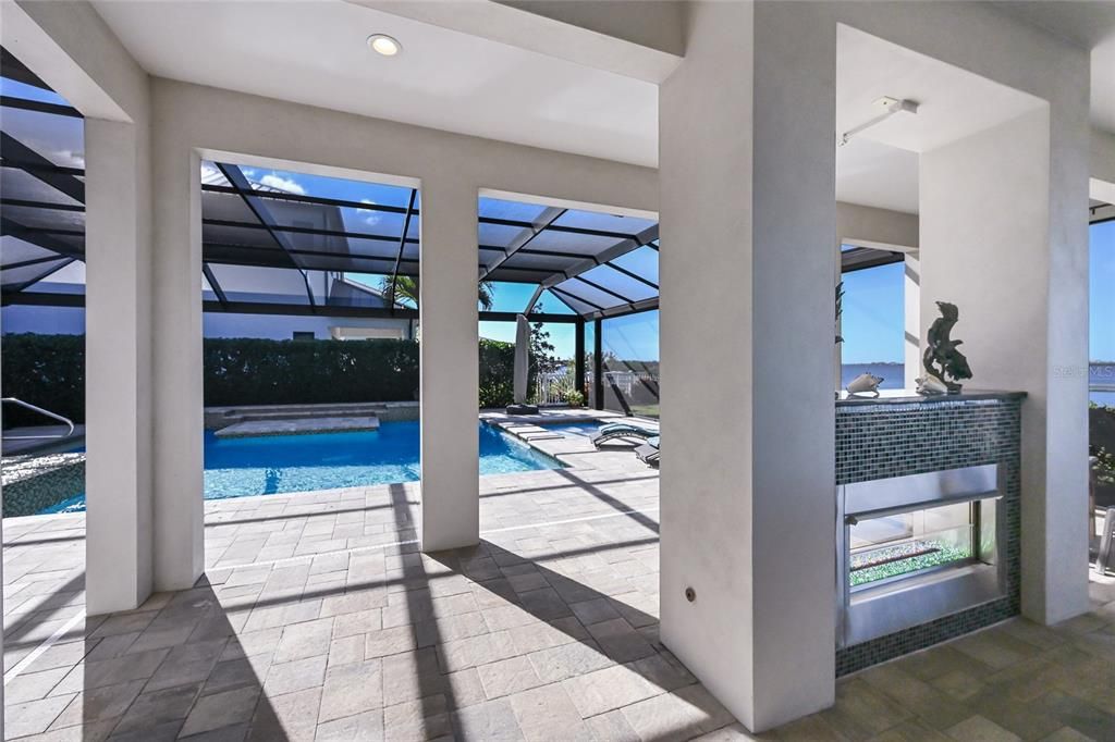 Glass Ceilings, Interior, Pool, Recessed Lighting, Sun Room