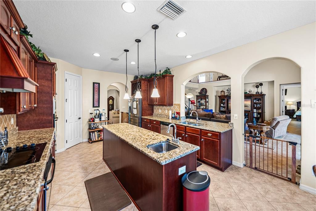 Interior, Kitchen, Pendant Lights, Recessed Lighting