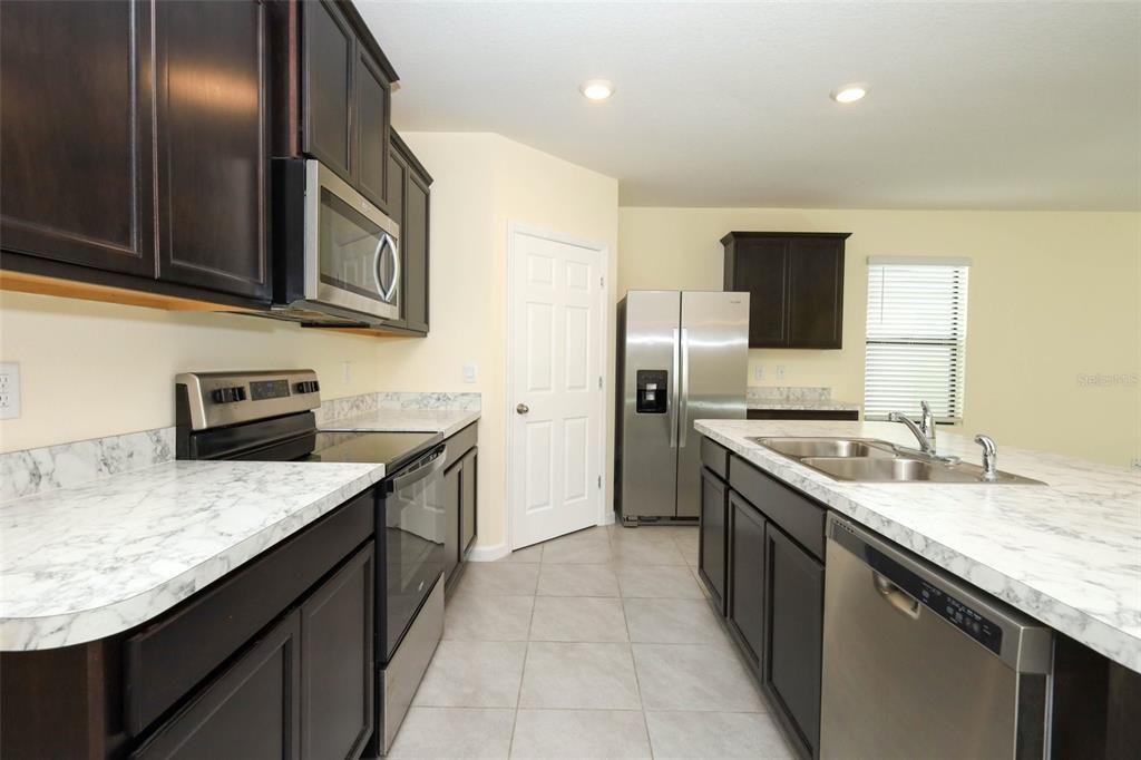 Interior, Kitchen, Recessed Lighting, Stainless Steel Appliances