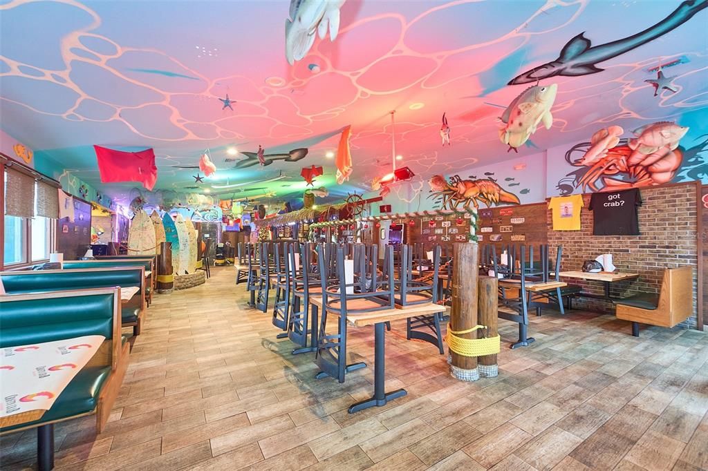 Interior, Recessed Lighting, Stone Walls