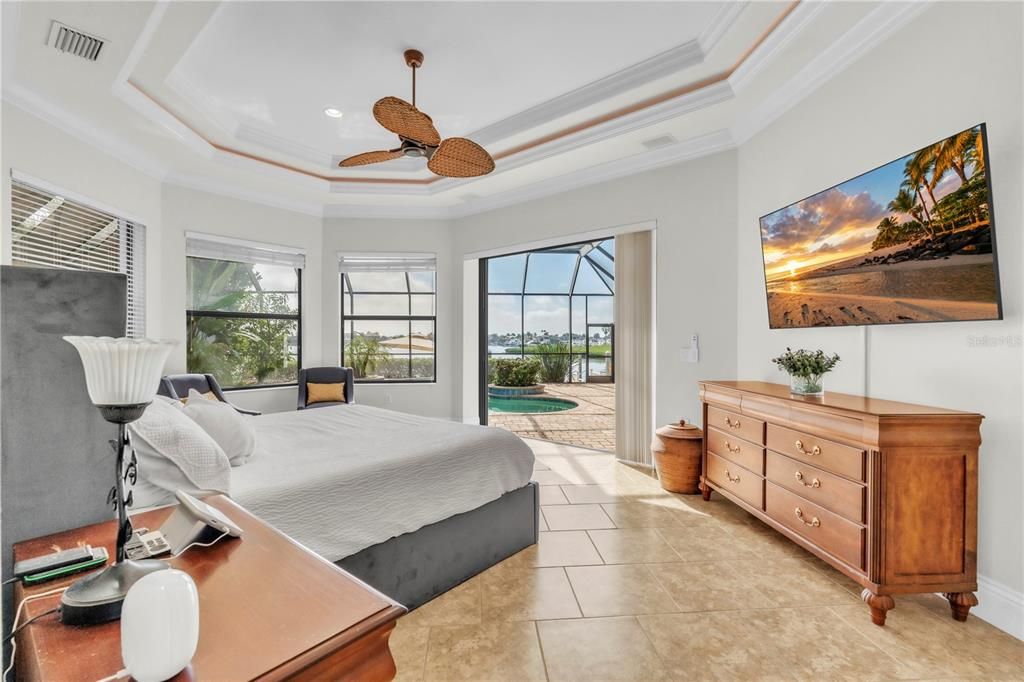 Bedroom, Interior, Recessed Lighting