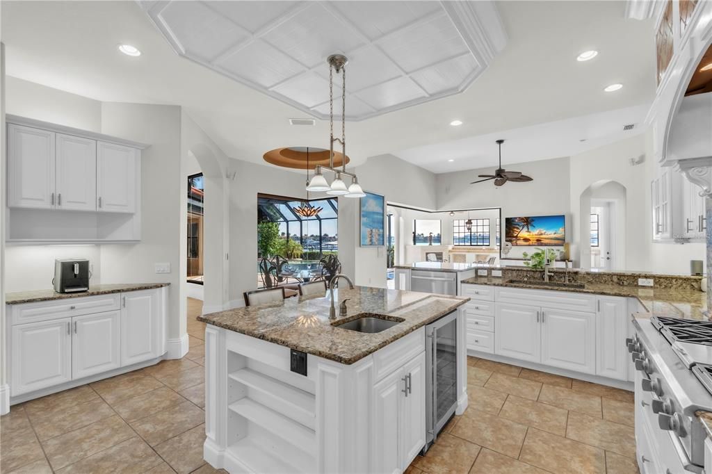 Interior, Kitchen, Pendant Lights, Recessed Lighting