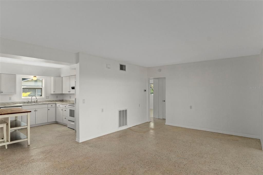 Empty room, Interior, Kitchen