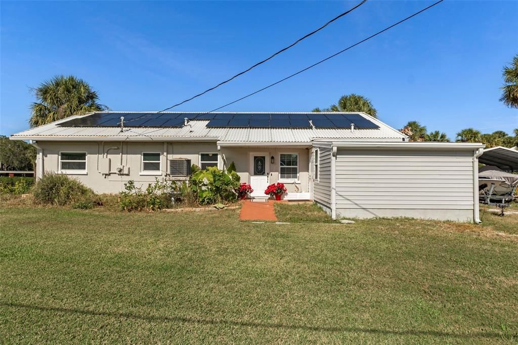 Backyard, Exterior, Solar Panels