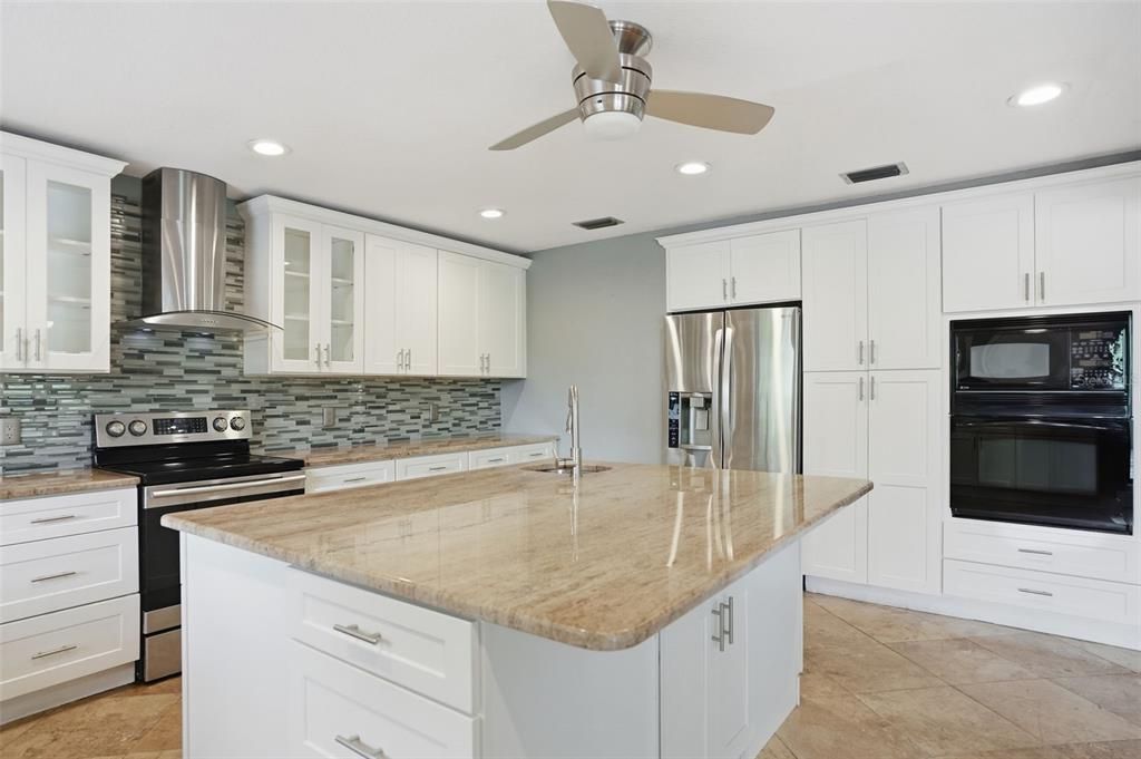 Interior, Kitchen, Recessed Lighting, Stainless Steel Appliances