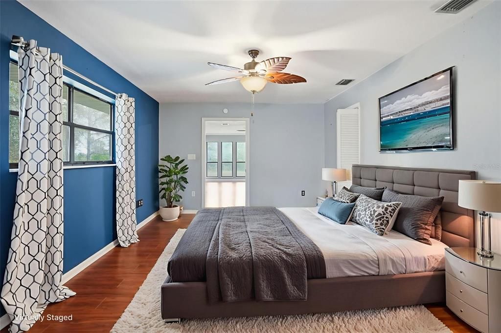 Bedroom, Interior, Wood Texture Flooring