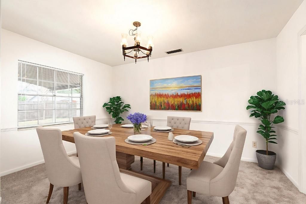 Chandelier, Dining room, Interior