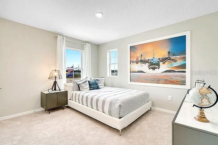 Bedroom, Interior, Recessed Lighting