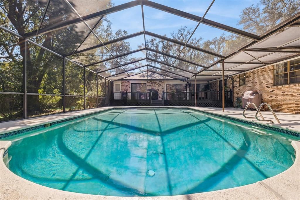 Glass Ceilings, Interior, Pool, Stone Walls, Sun Room