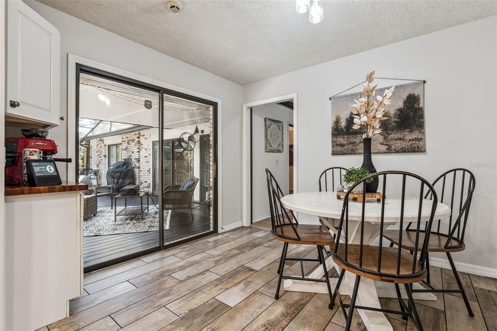 Dining room, Interior, Wood Texture Flooring