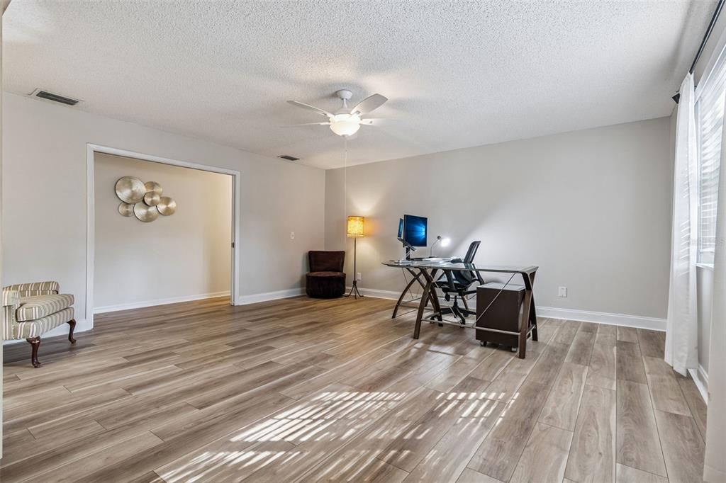 Home Office, Interior, Wood Texture Flooring
