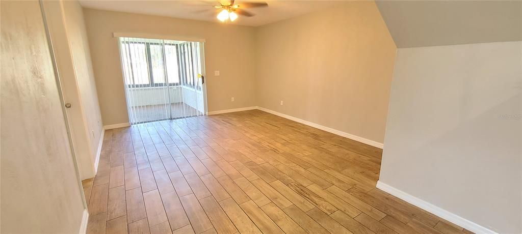 Empty room, Interior, Wood Texture Flooring