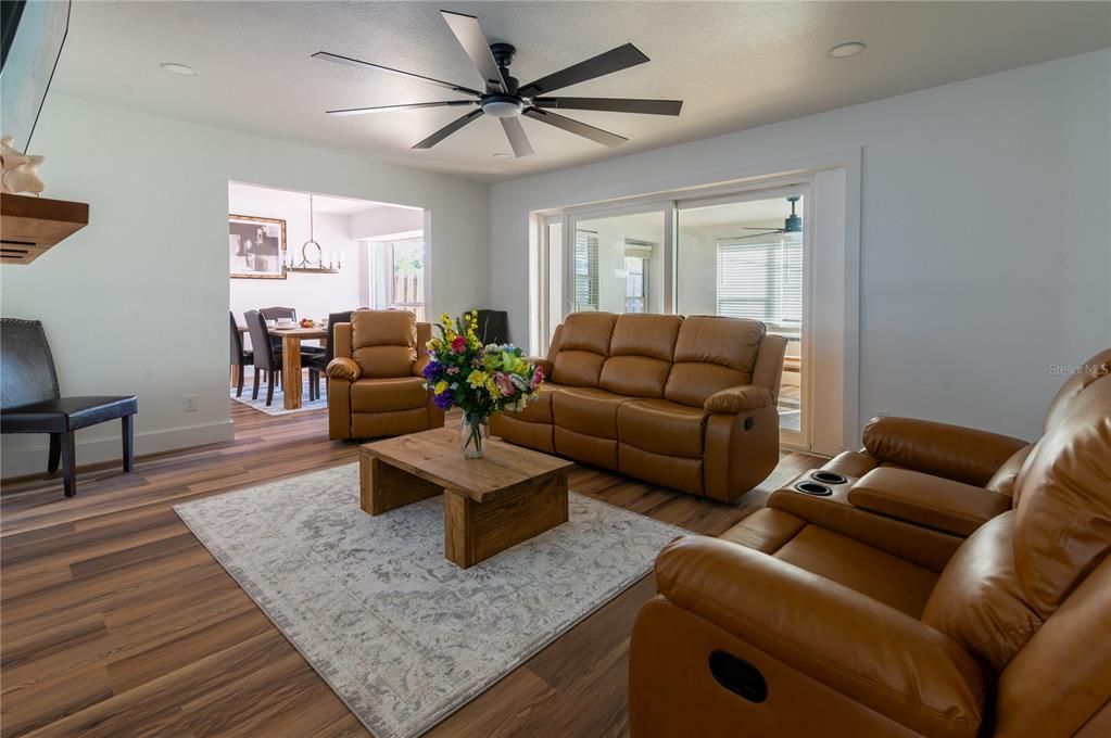 Home Theatre Room, Dining room, Interior, Living room, Wood Texture Flooring