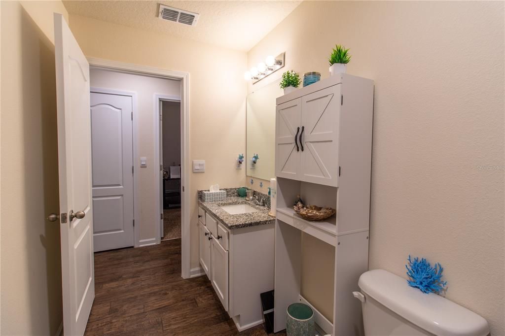 Bathroom, Interior, Wood Texture Flooring