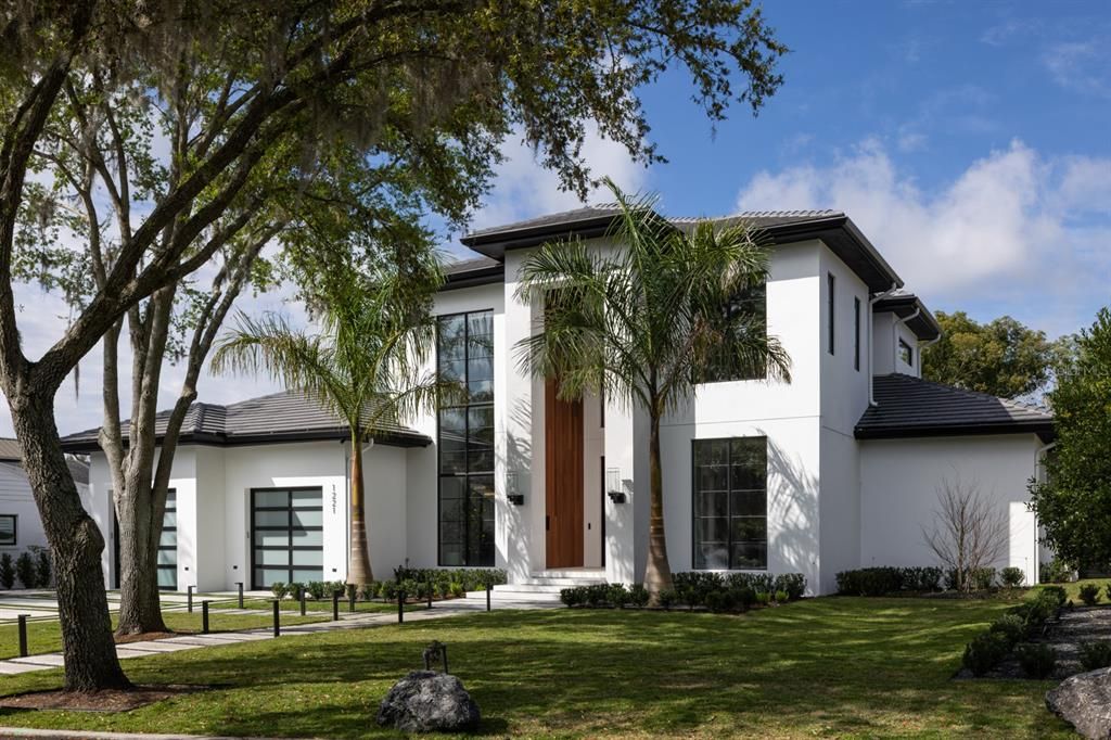 Backyard, Exterior, Facade, Spanish Mediterranean