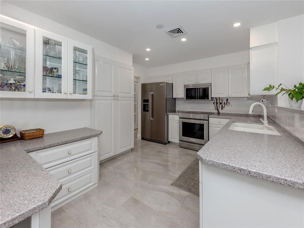 Interior, Kitchen, Recessed Lighting, Stainless Steel Appliances