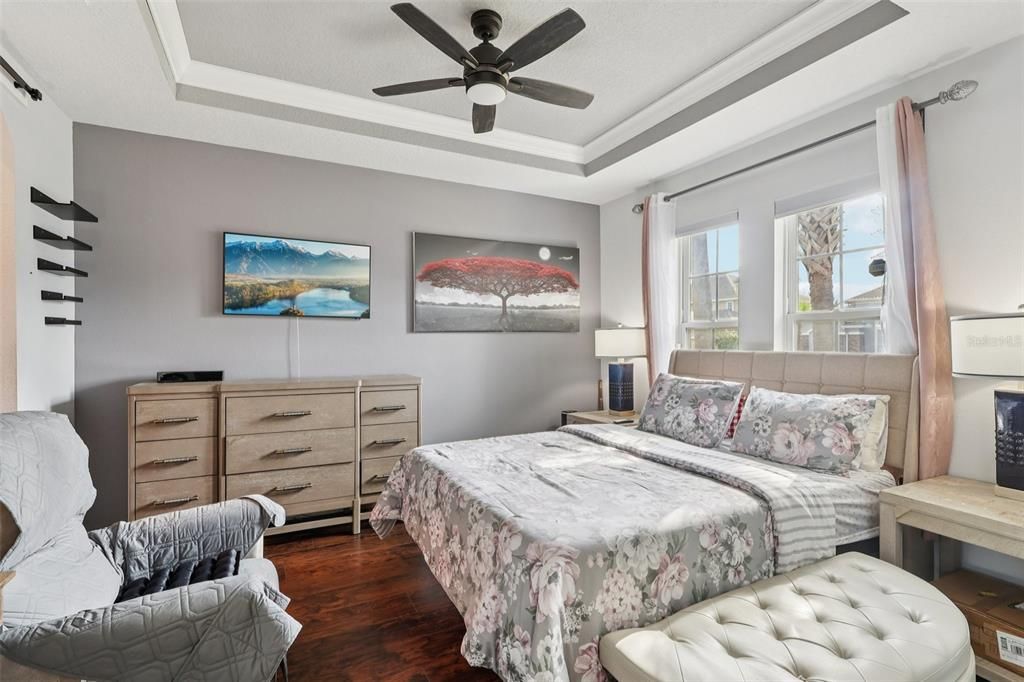 Bedroom, Interior, Wood Texture Flooring