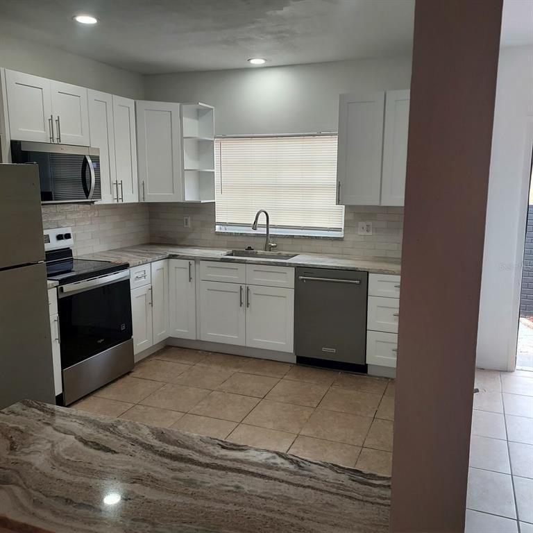 Interior, Kitchen, Recessed Lighting, Stainless Steel Appliances