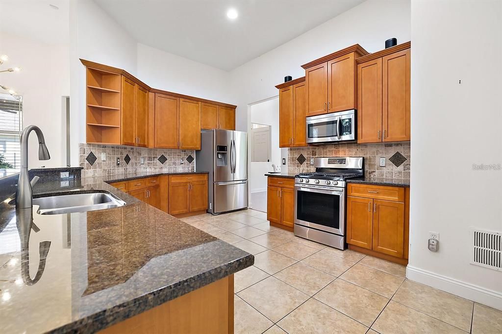 Interior, Kitchen, Recessed Lighting, Stainless Steel Appliances