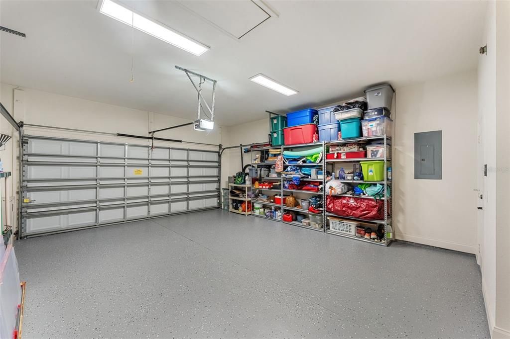 Garage, Interior, Recessed Lighting