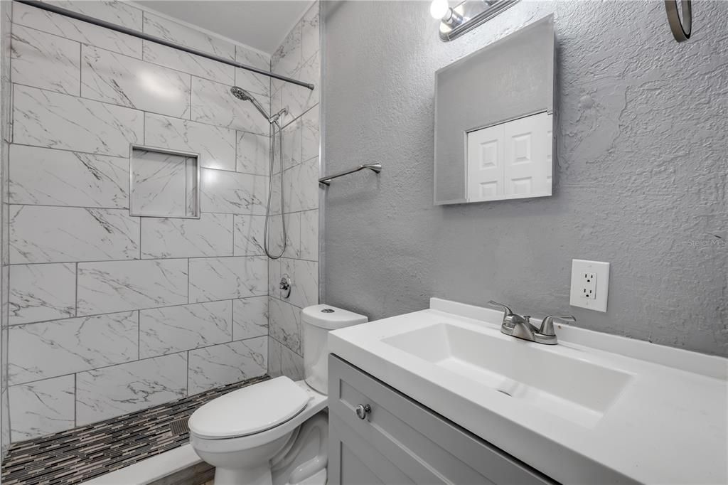Bathroom, Interior, Marble Walls