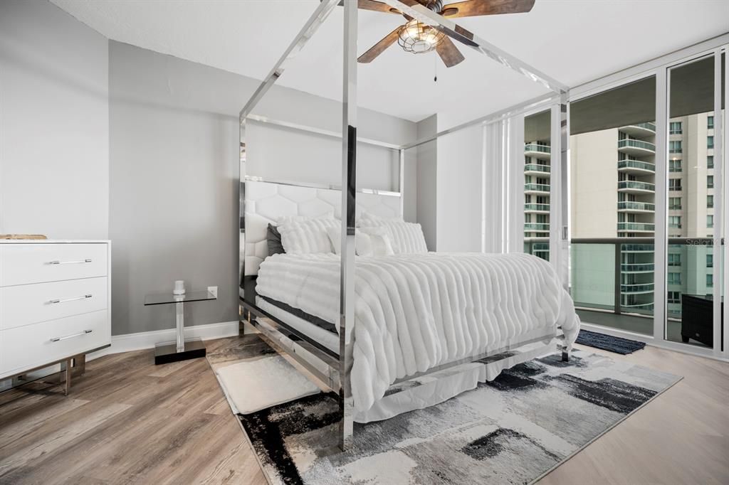 Bedroom, Interior, Wood Texture Flooring