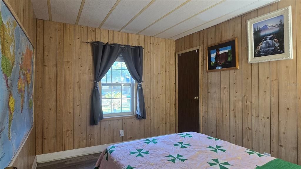 Bedroom, Interior, Wooden Walls