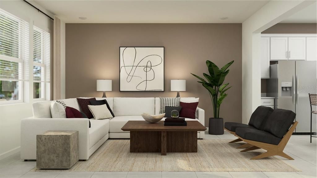 Interior, Living room