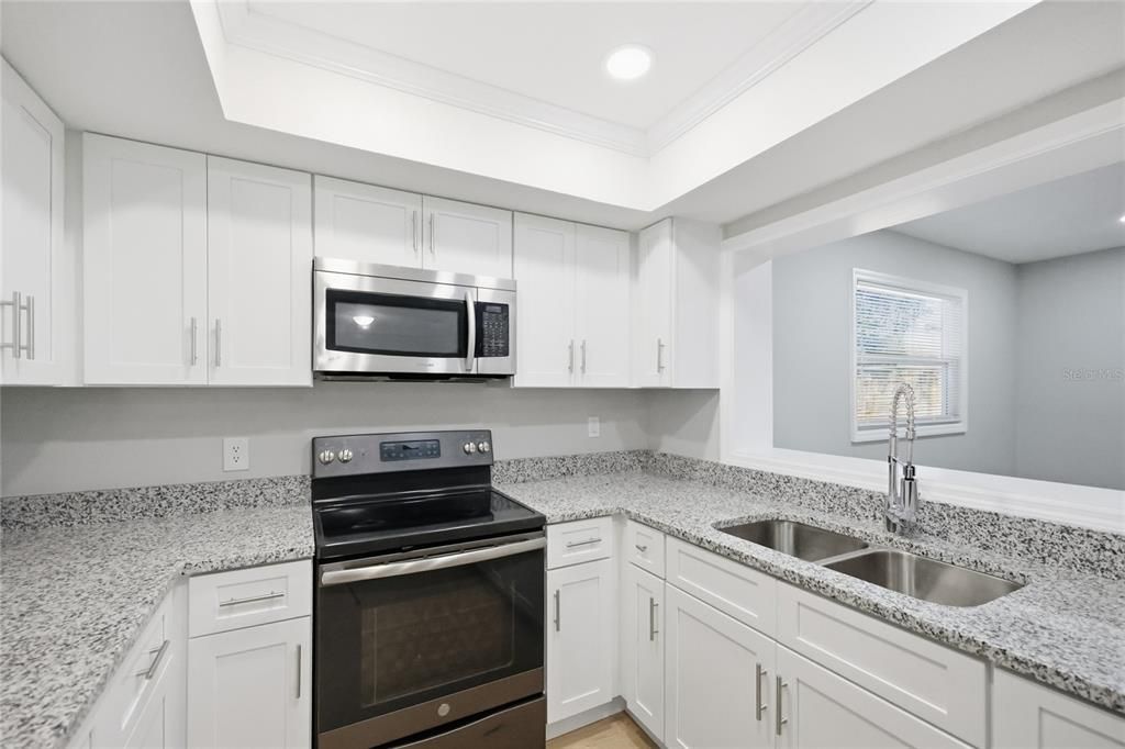 Interior, Kitchen, Recessed Lighting, Stainless Steel Appliances