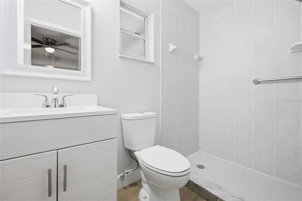Bathroom, Interior, Wood Texture Flooring