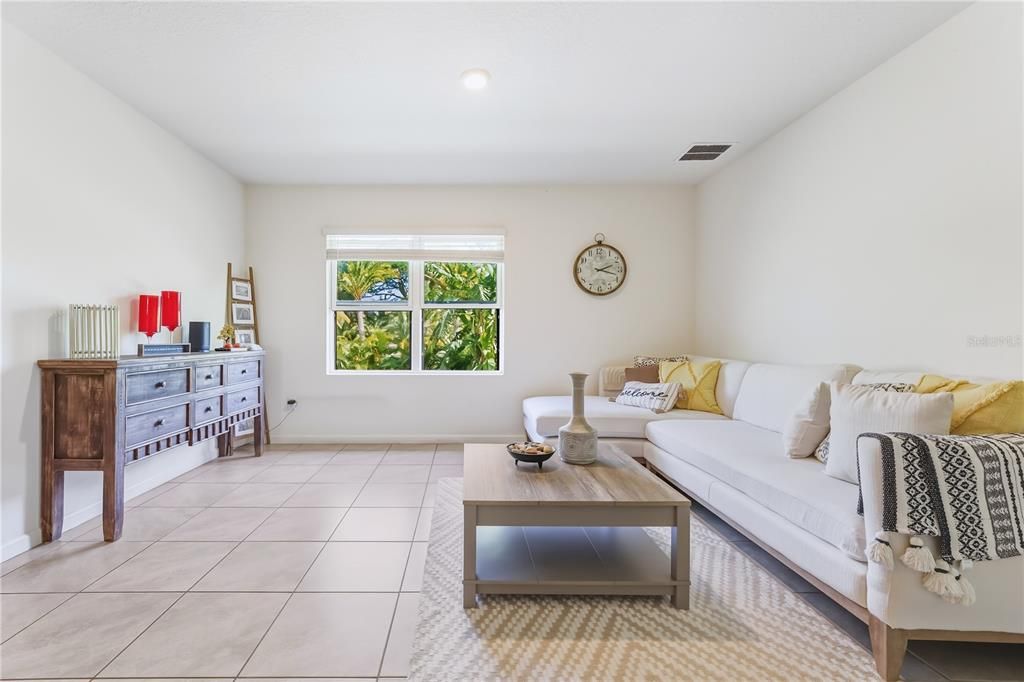 Interior, Living room, Recessed Lighting