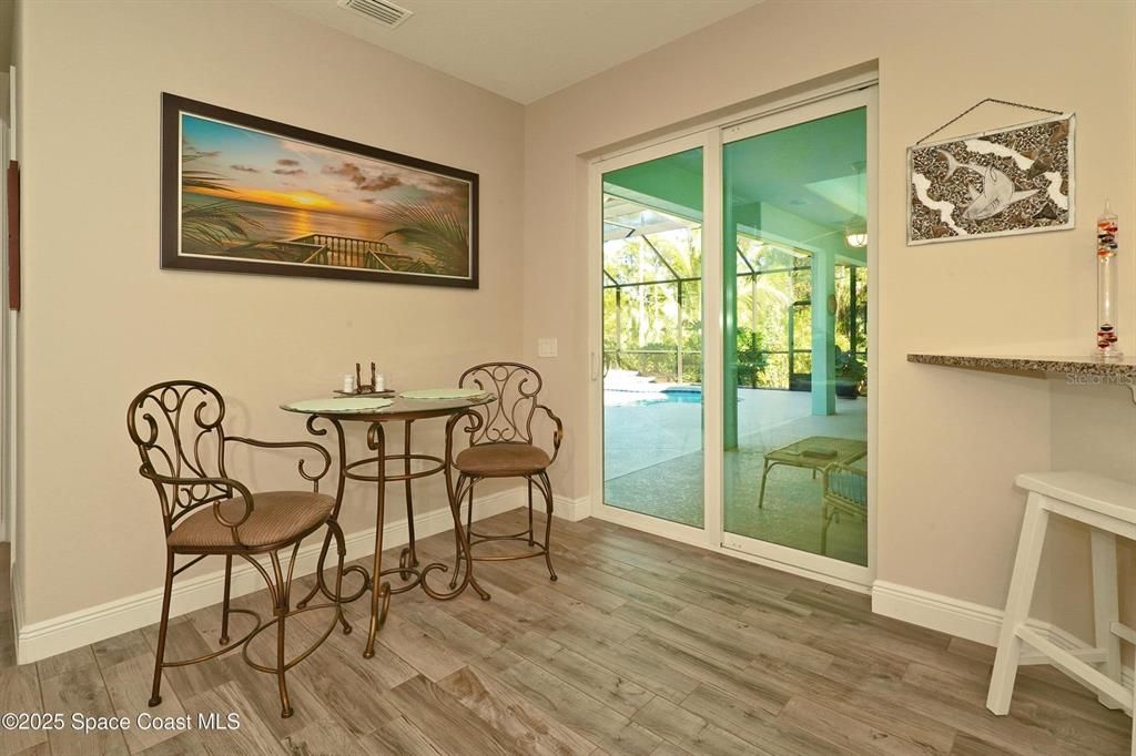 Dining room, Interior, Wood Texture Flooring
