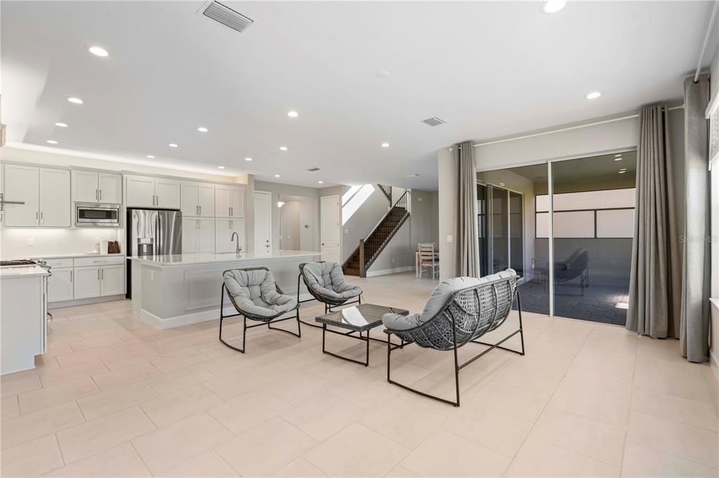 Interior, Kitchen, Recessed Lighting, Stainless Steel Appliances