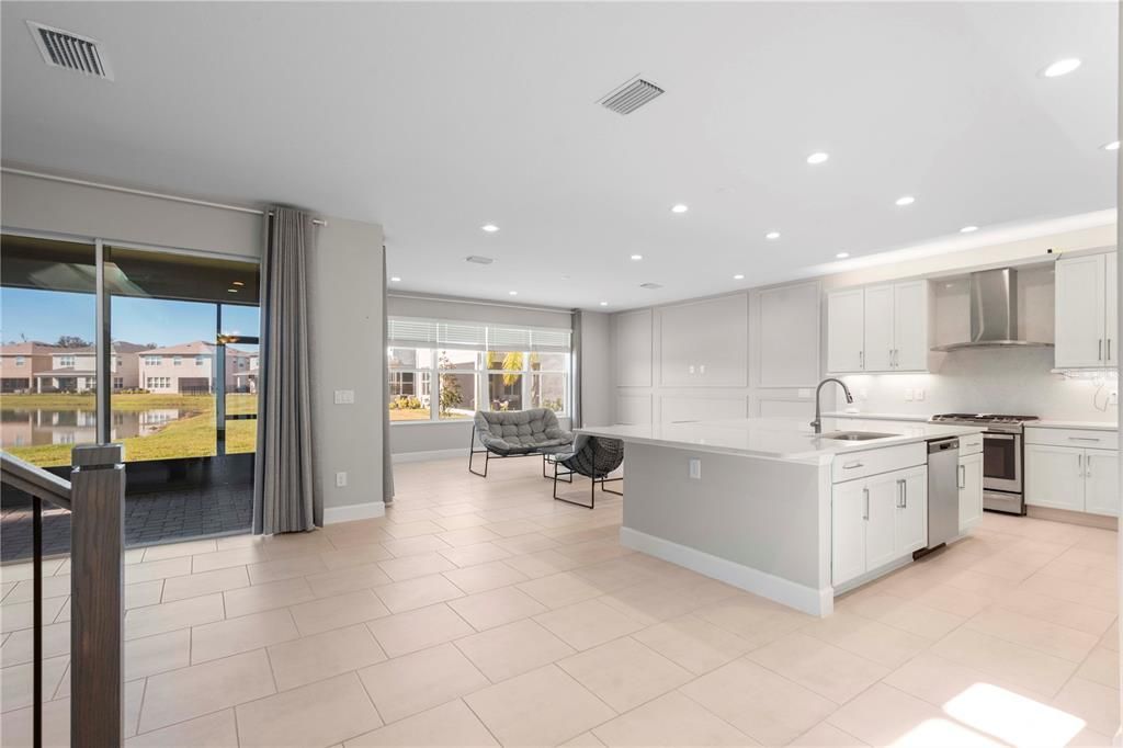 Interior, Kitchen, Recessed Lighting, Stainless Steel Appliances