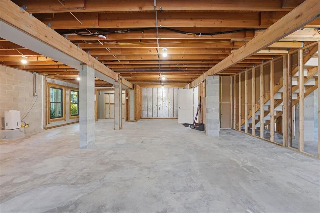 Interior, Stone Walls, Wooden Beams