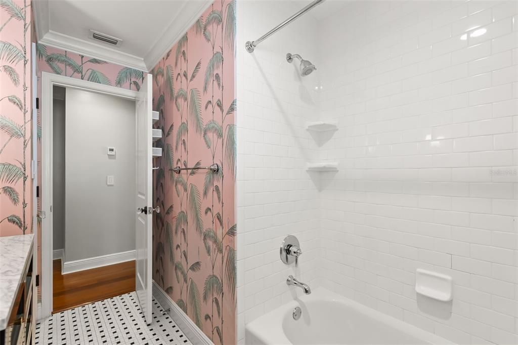 Bathroom, Interior, Wood Texture Flooring