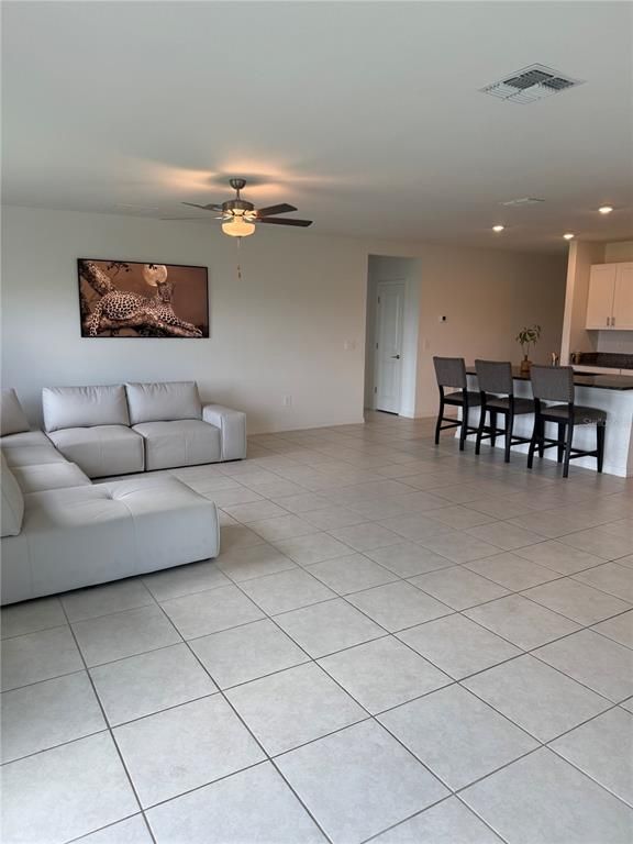 Dining room, Interior, Kitchen, Living room, Recessed Lighting