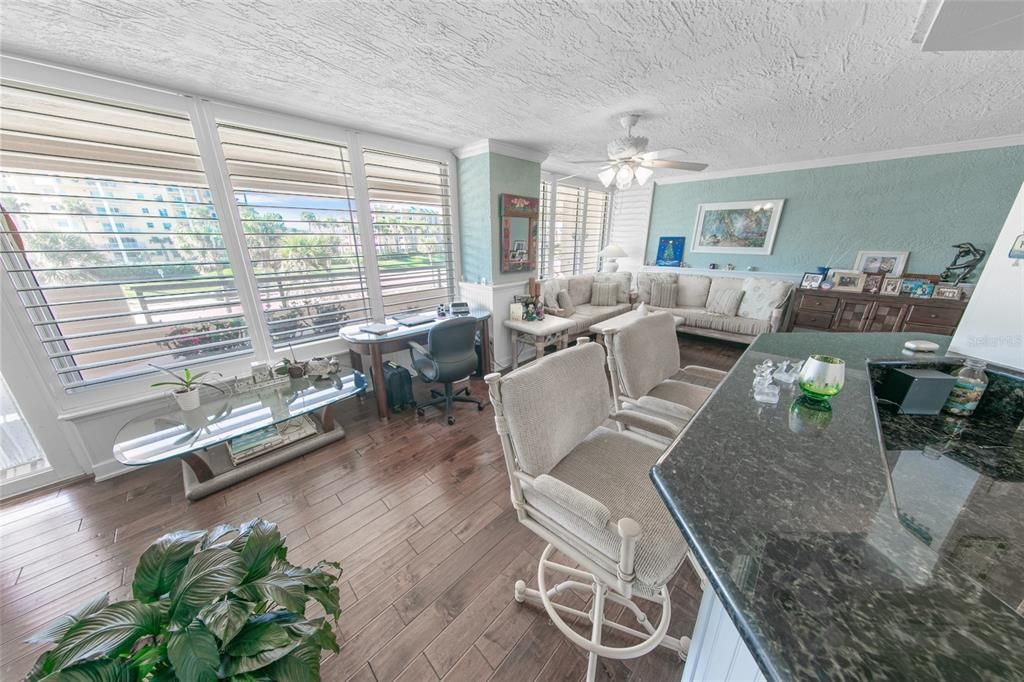 Home Office, Interior, Living room, Wood Texture Flooring