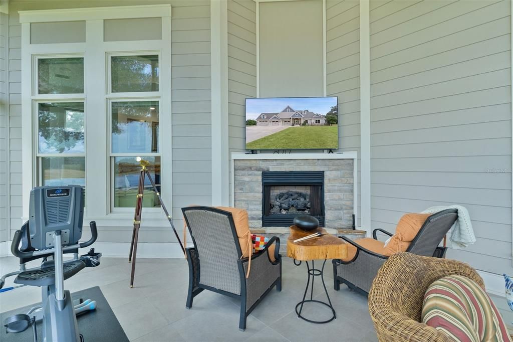 Exterior, Fireplace, Fitness Equipment