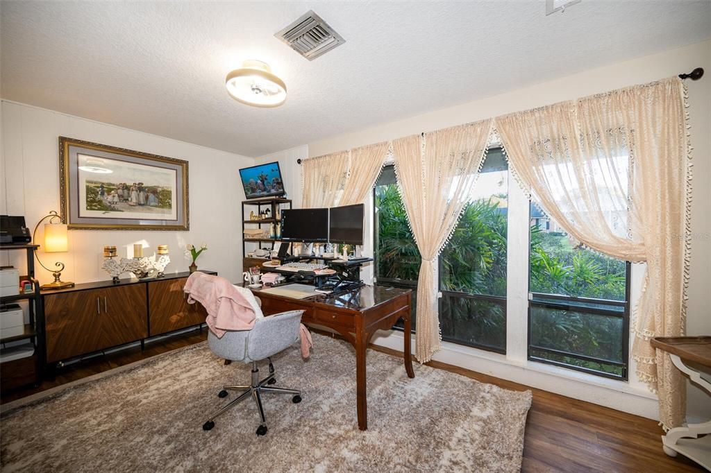 Home Office, Interior, Wood Texture Flooring