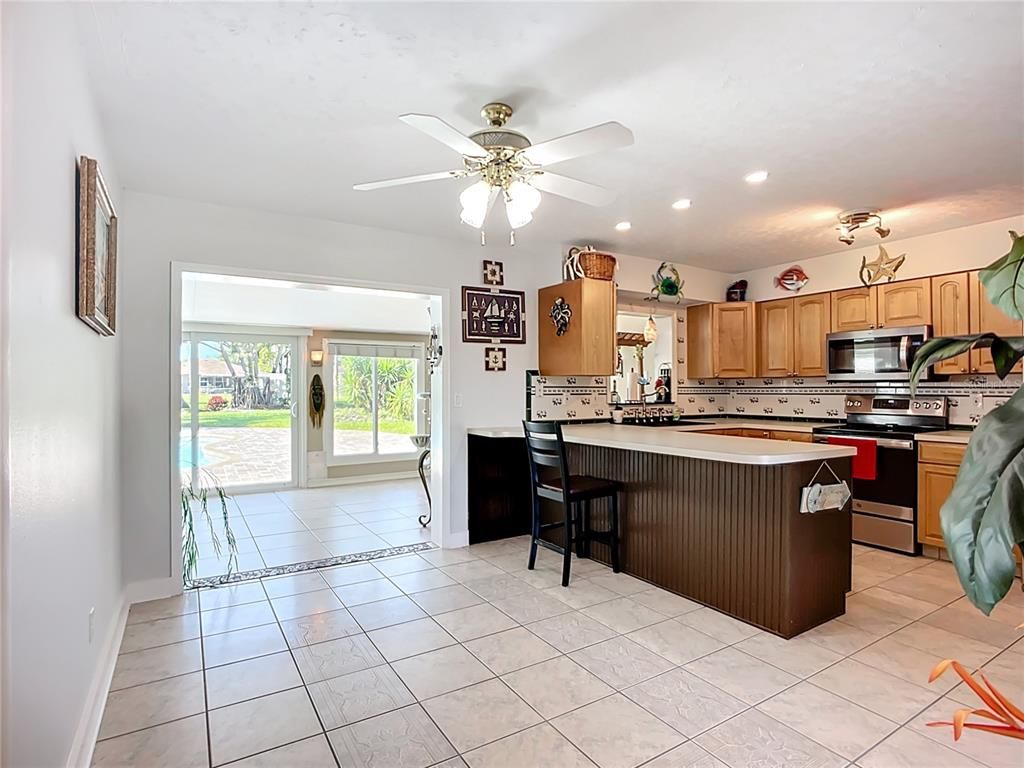 Interior, Kitchen, Recessed Lighting, Stainless Steel Appliances