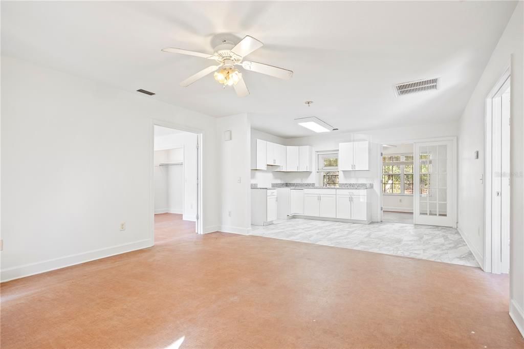 Empty room, Interior, Kitchen