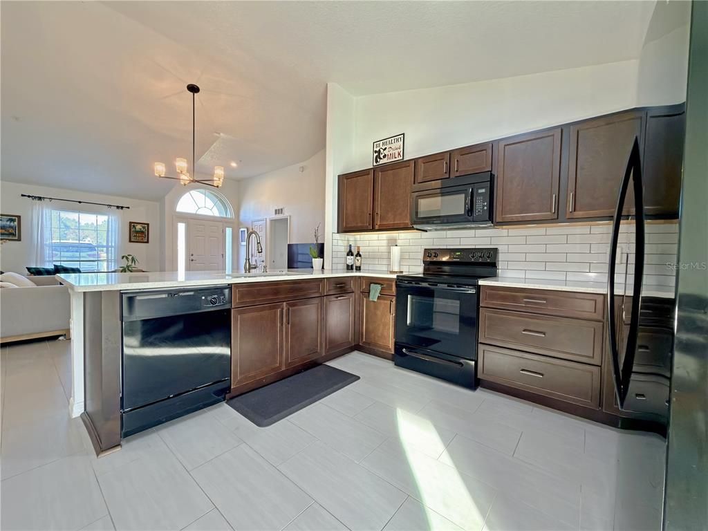 Interior, Kitchen, Pendant Lights, Recessed Lighting