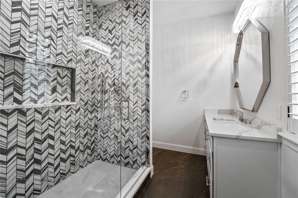 Bathroom, Glass Shower, Interior