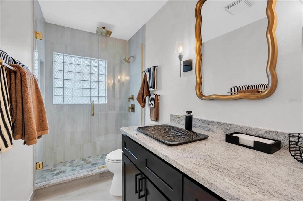 Bathroom, Glass Shower, Interior