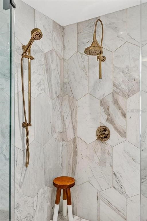 Bathroom, Interior, Marble Walls