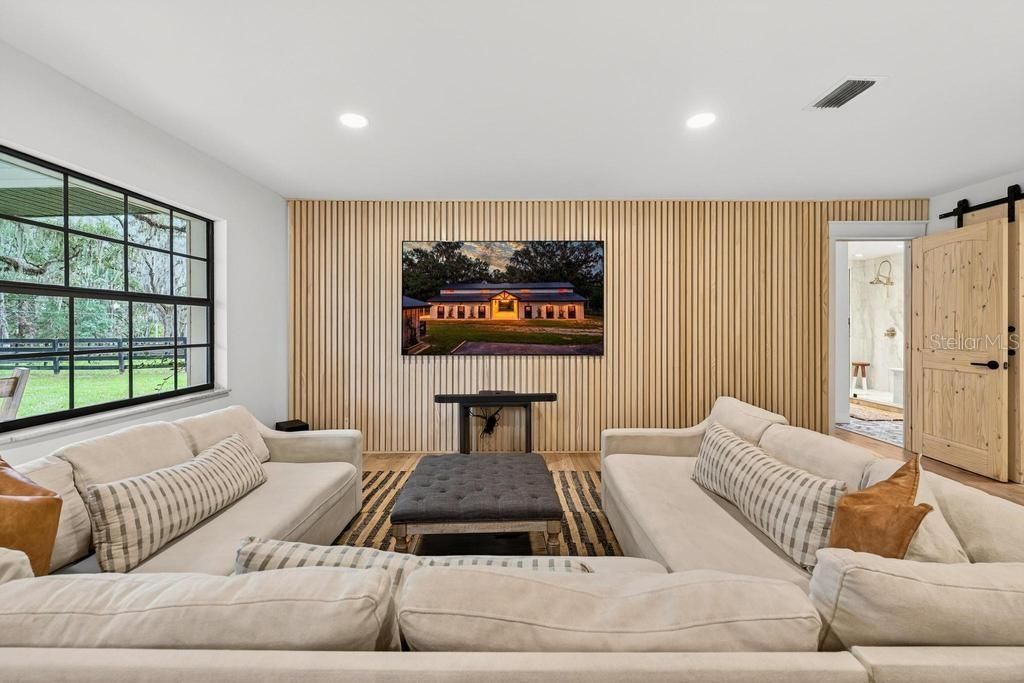Interior, Living room, Recessed Lighting
