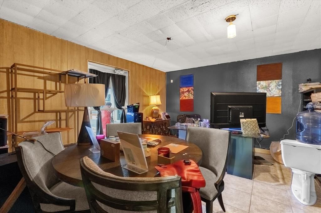 Dining room, Interior, Wooden Walls