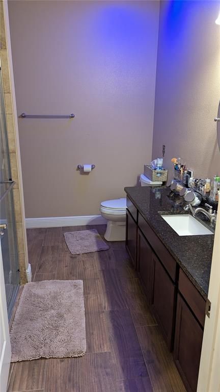 Bathroom, Dual Sink Vanities, Interior, Wood Texture Flooring