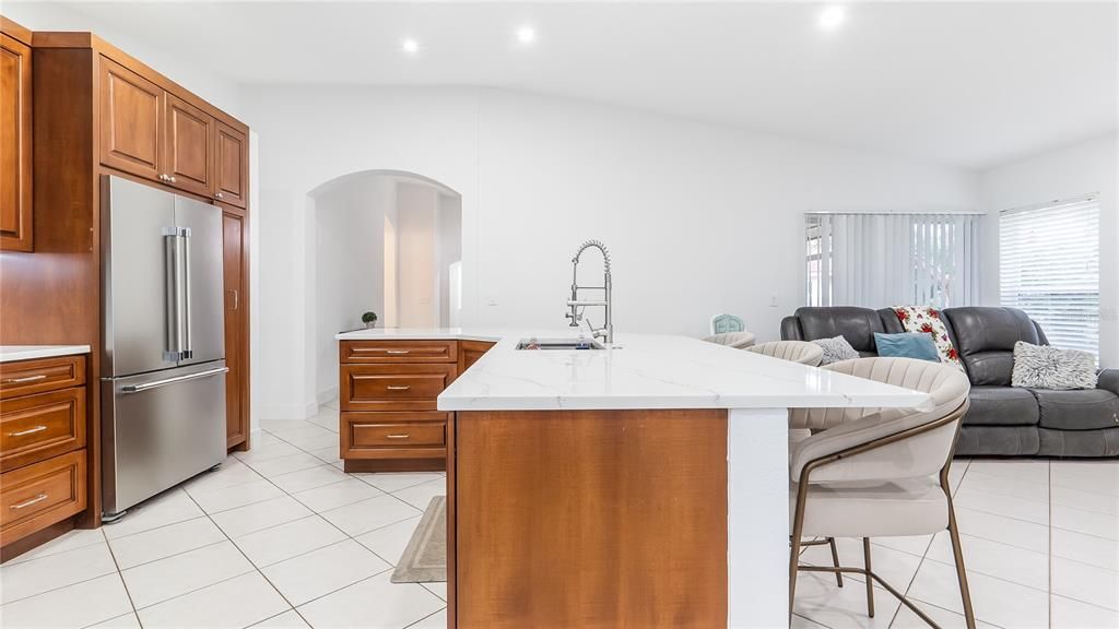 Interior, Kitchen, Living room, Recessed Lighting